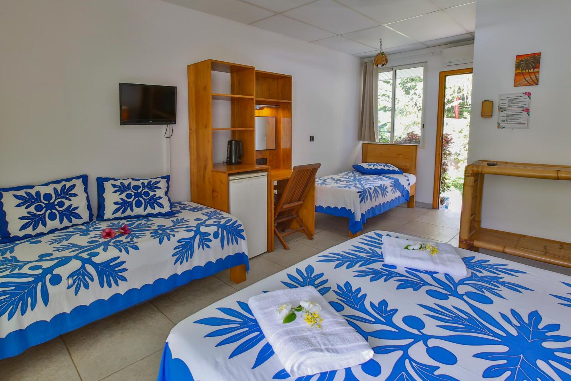 Pension De La Plage Punaauia  Eksteriør billede